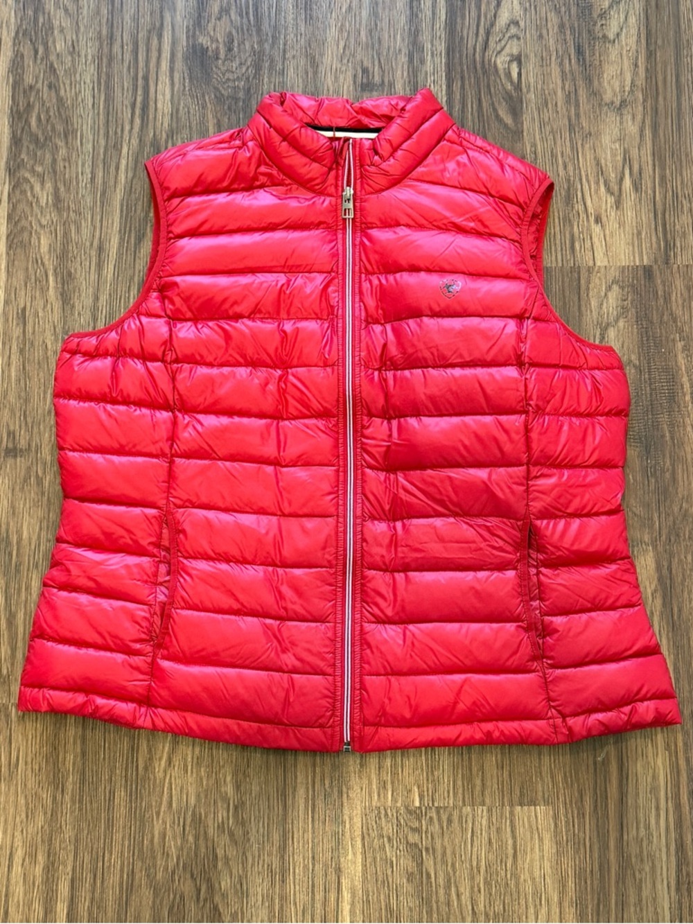 Ariat Down Feather Puffer Lightweight Quilted Red Vest